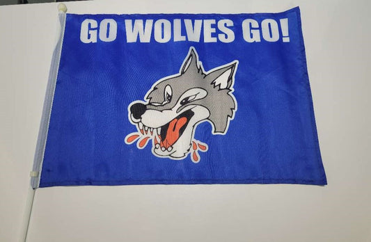 Wolves Blue Flag