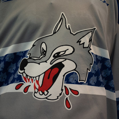 Wolves Grey Warm Up Jerseys
