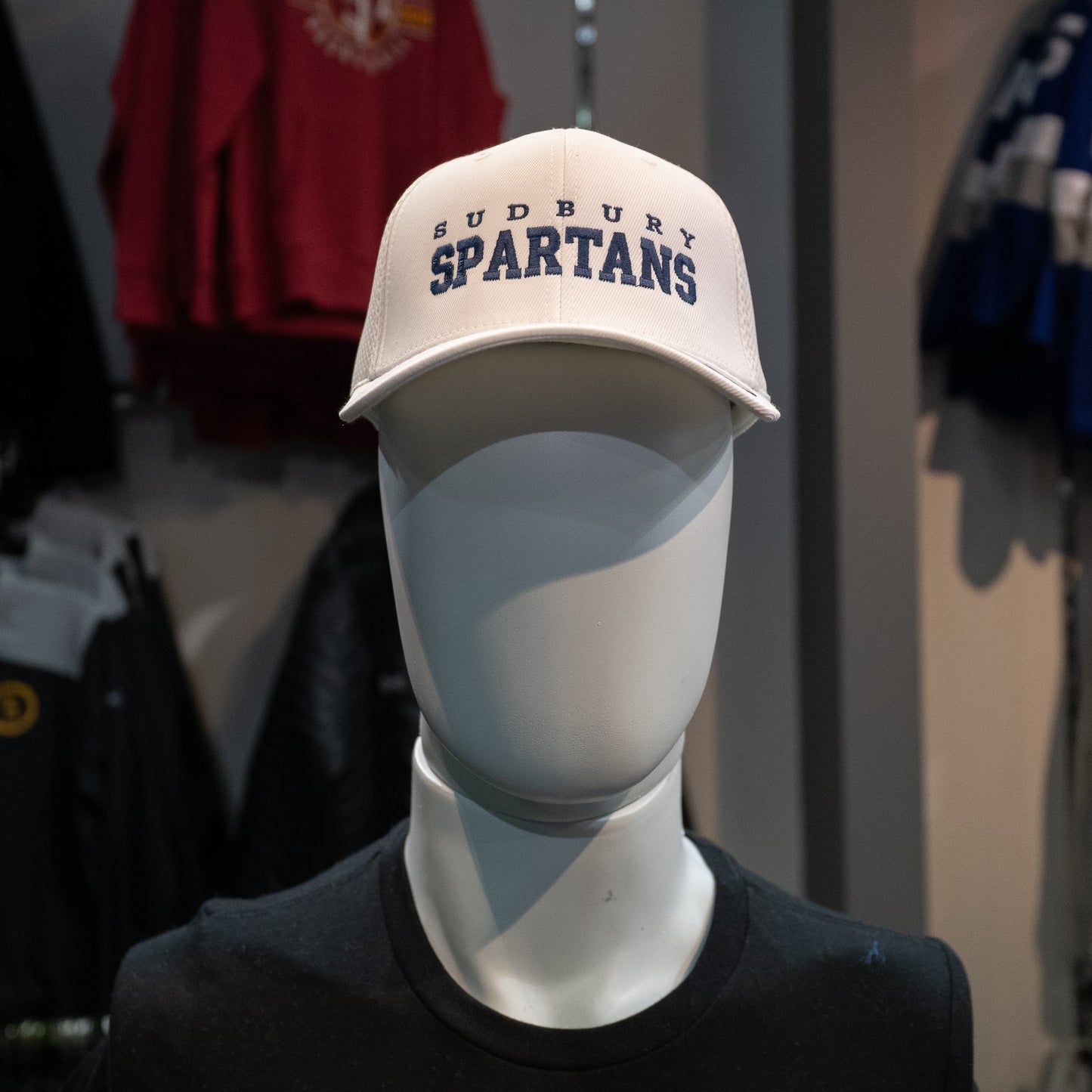 Spartans White Flex Fit Hat