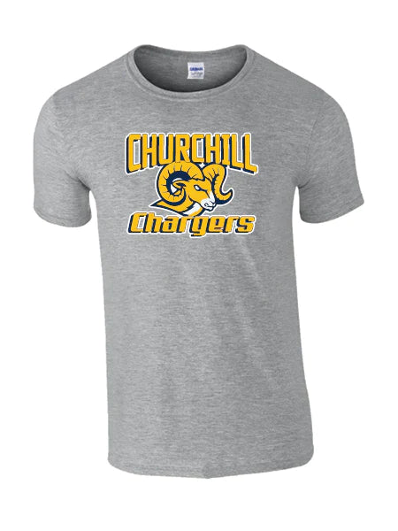 Churchill PS - Spirit Wear T-Shirts - Printed Logo