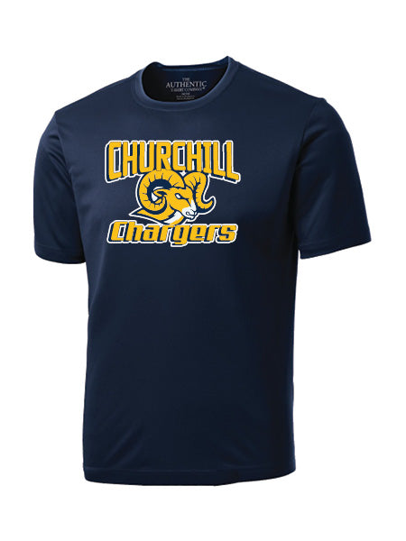 Churchill PS- Dri Fit T-Shirt - Printed Logo