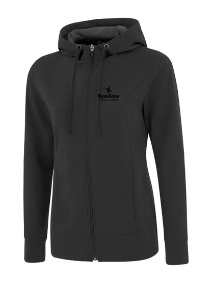GymZone Ladies Game Day Fleece Full Zip Hoodie