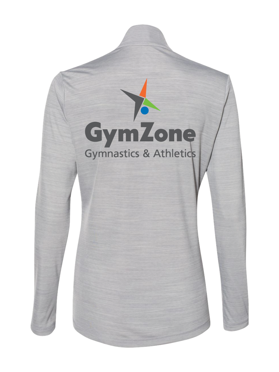 GymZone Adidas Women's Lightweight Mélange Quarter-Zip Pullover