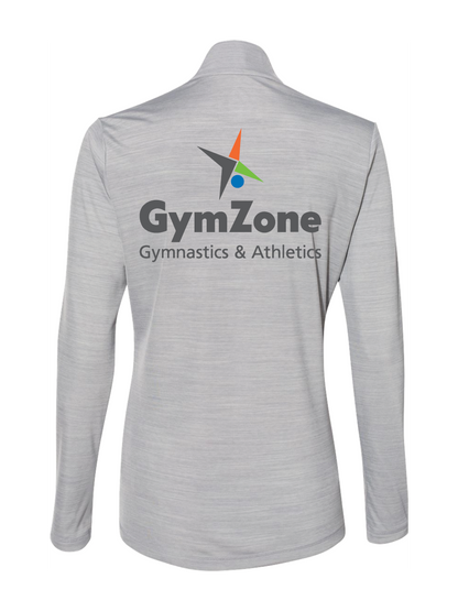 GymZone Adidas Women's Lightweight Mélange Quarter-Zip Pullover