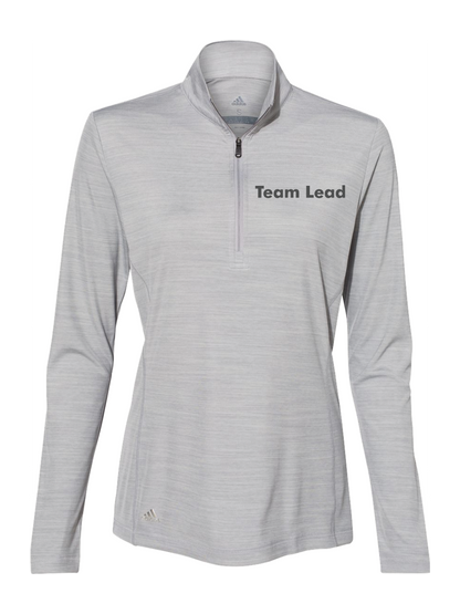 GymZone Adidas Women's Lightweight Mélange Quarter-Zip Pullover
