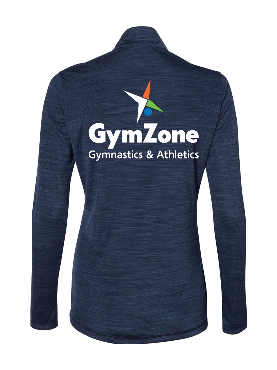 GymZone Adidas Women's Lightweight Mélange Quarter-Zip Pullover
