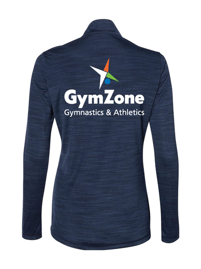 GymZone Adidas Women's Lightweight Mélange Quarter-Zip Pullover