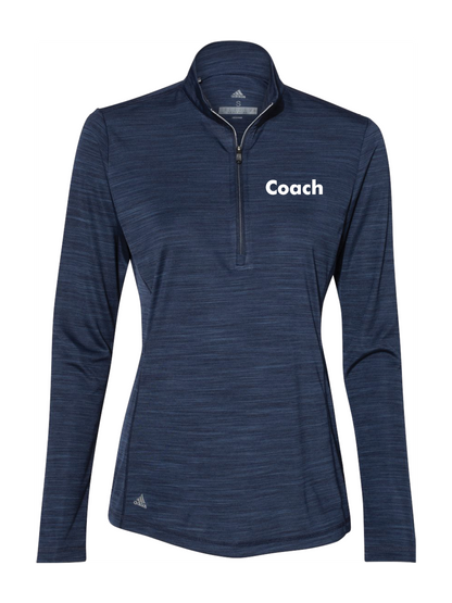 GymZone Adidas Women's Lightweight Mélange Quarter-Zip Pullover