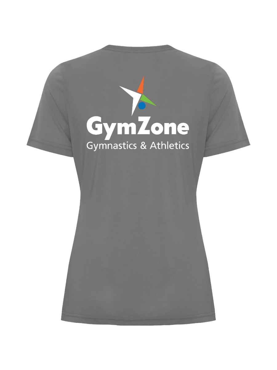 GymZone Ladies ProSpun T-Shirt - Printed Logo