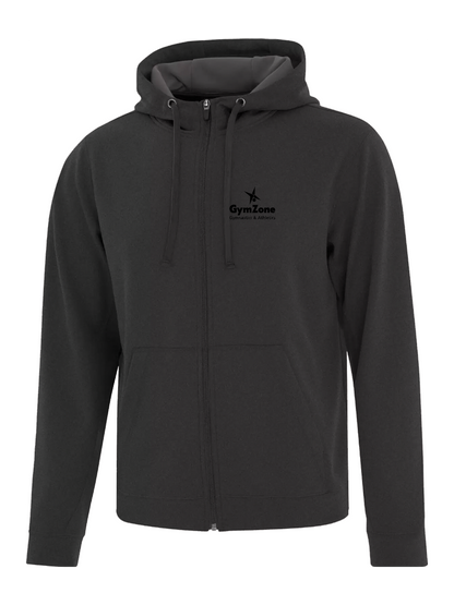 GymZone Mens Game Day Fleece Full Zip Hoodie