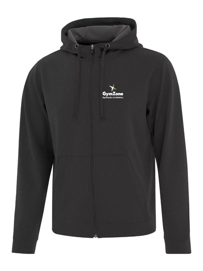 GymZone Mens Game Day Fleece Full Zip Hoodie