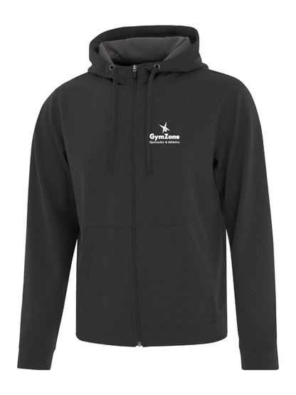 GymZone Mens Game Day Fleece Full Zip Hoodie