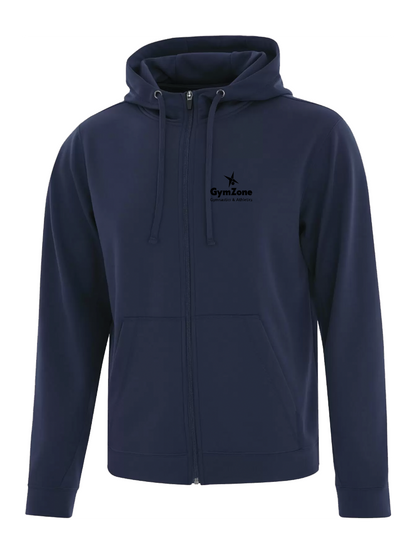 GymZone Mens Game Day Fleece Full Zip Hoodie