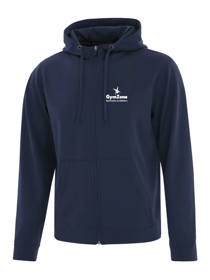 GymZone Mens Game Day Fleece Full Zip Hoodie