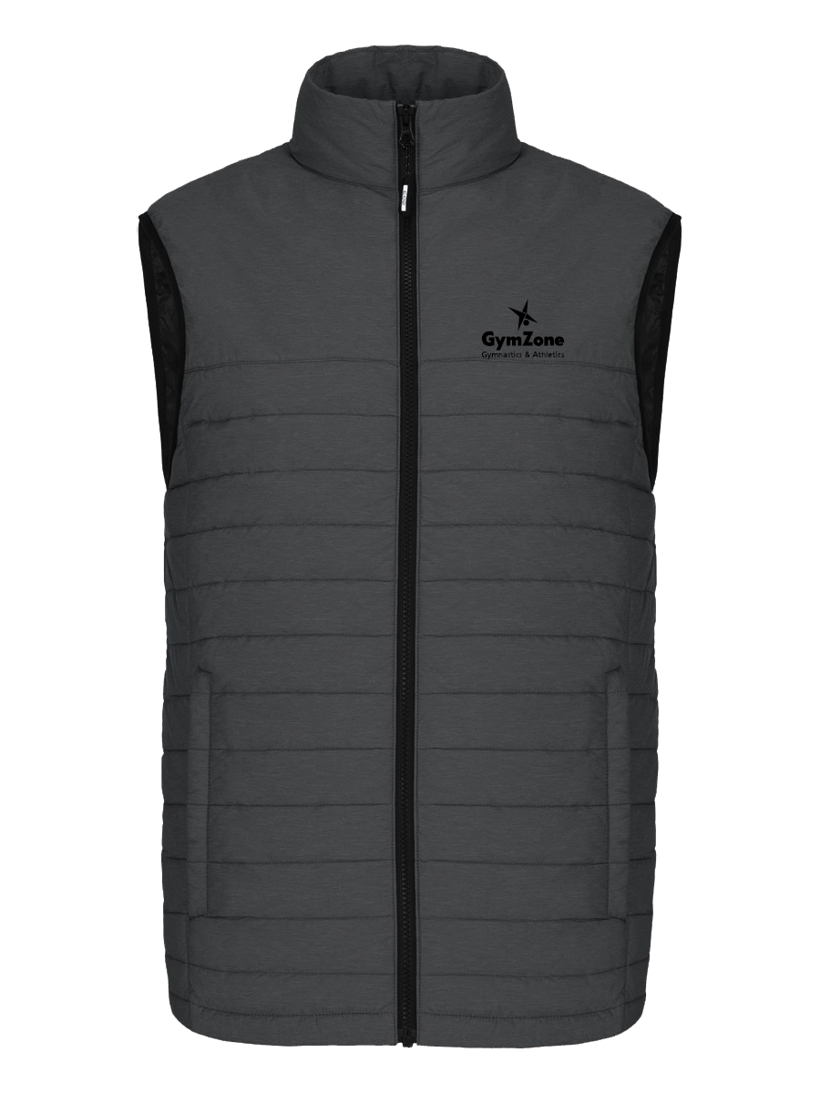 GymZone Mens Inuvik Puffer Vest - Embroidered Logo