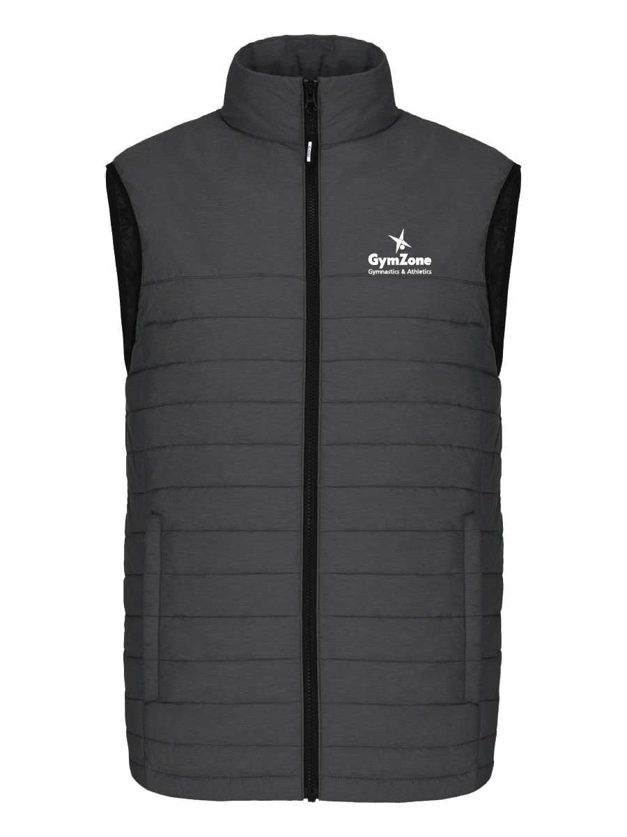 GymZone Mens Inuvik Puffer Vest - Embroidered Logo