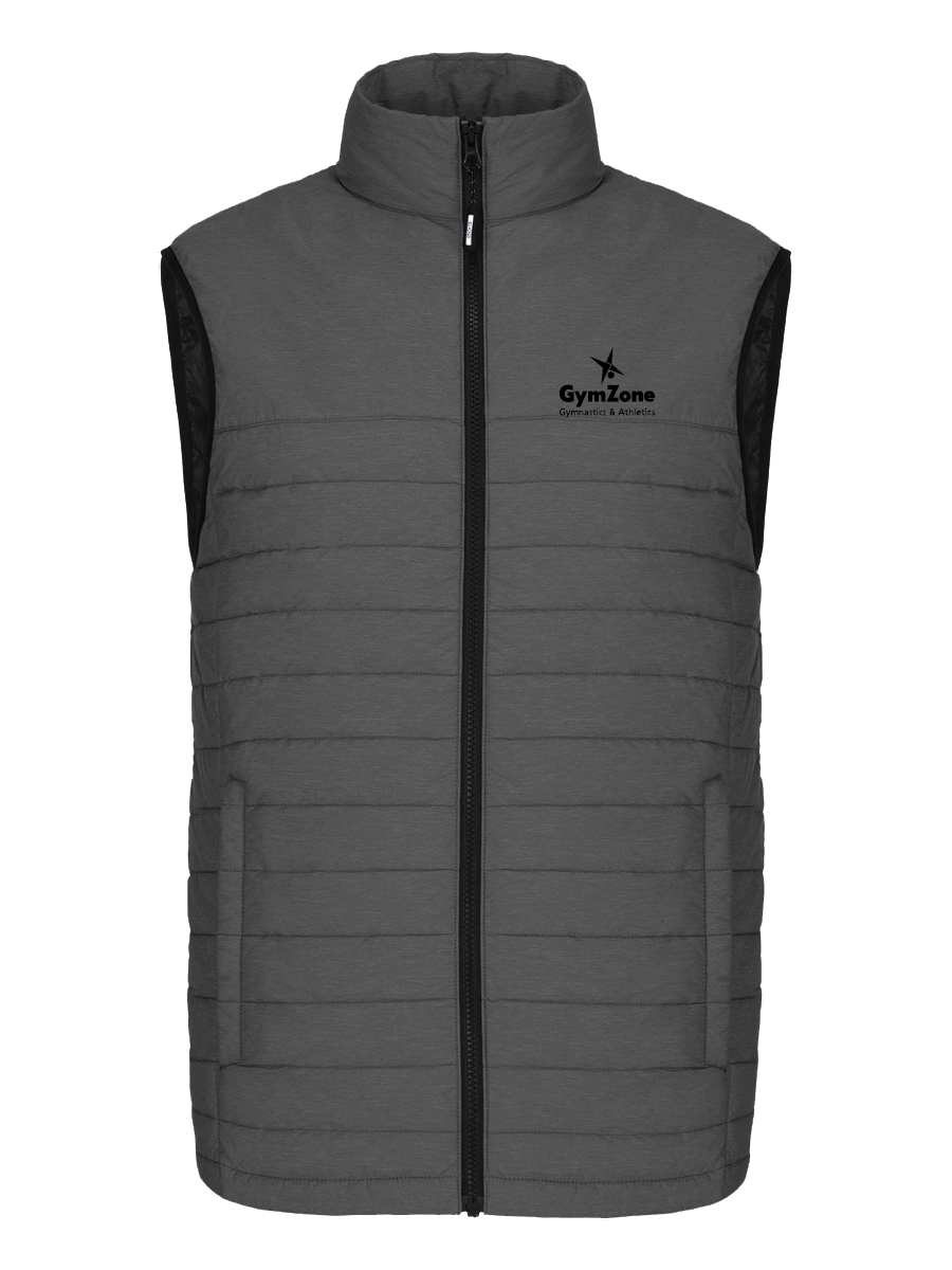 GymZone Mens Inuvik Puffer Vest - Embroidered Logo
