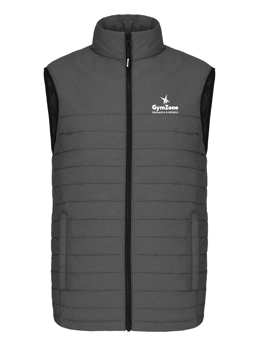 GymZone Mens Inuvik Puffer Vest - Embroidered Logo