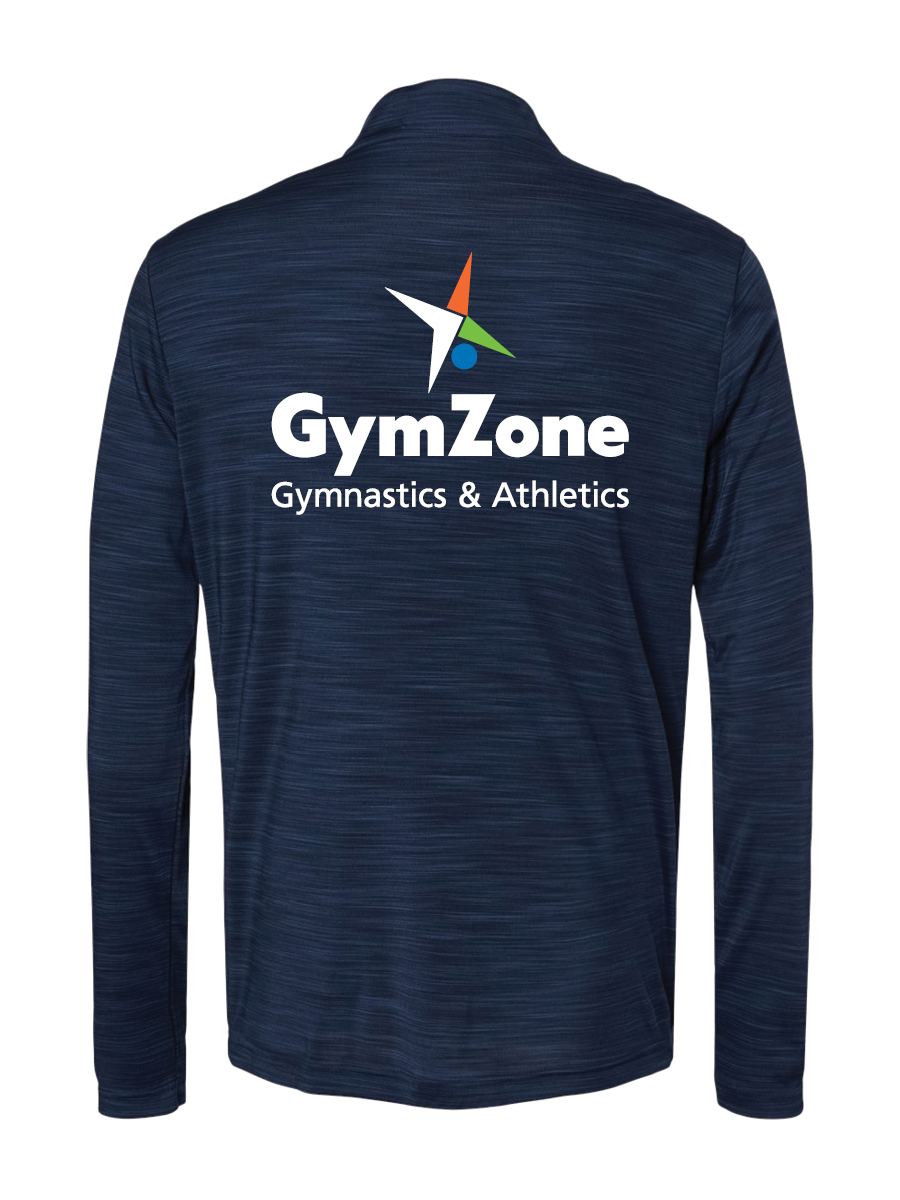 GymZone Adidas Men's Lightweight Mélange Quarter-Zip Pullover