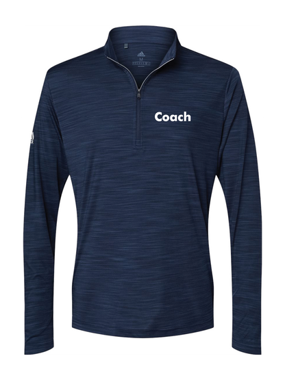 GymZone Adidas Men's Lightweight Mélange Quarter-Zip Pullover