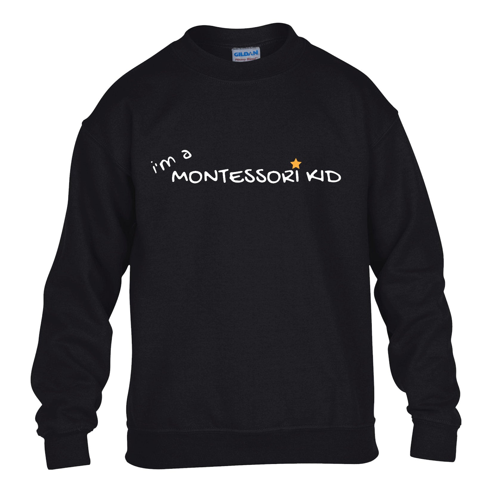 MONTESSORI - I'm a Montessori Kid Crewneck Sweater - Printed Logo