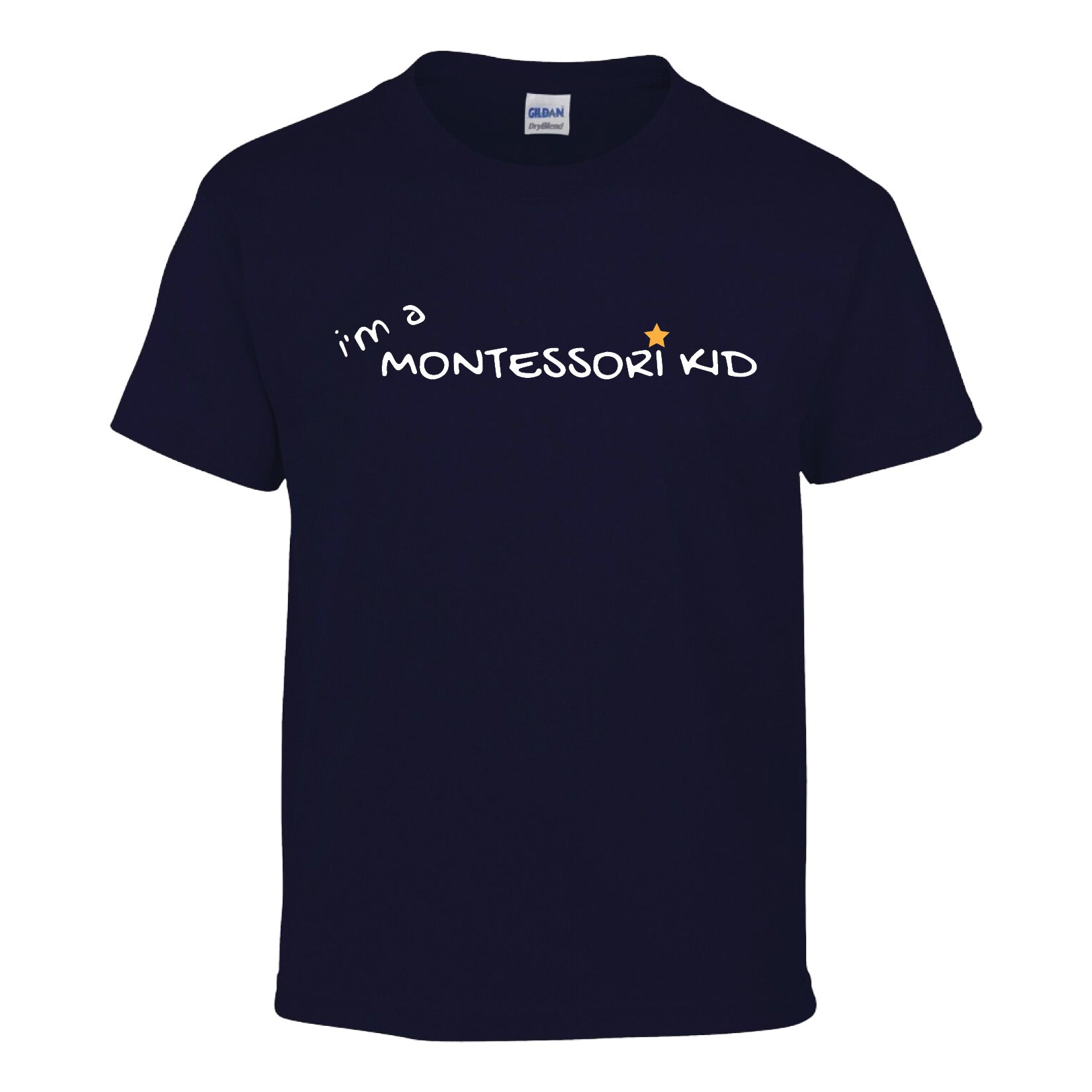 MONTESSORI - I'm a Montessori Kid T-Shirt - Printed Logo