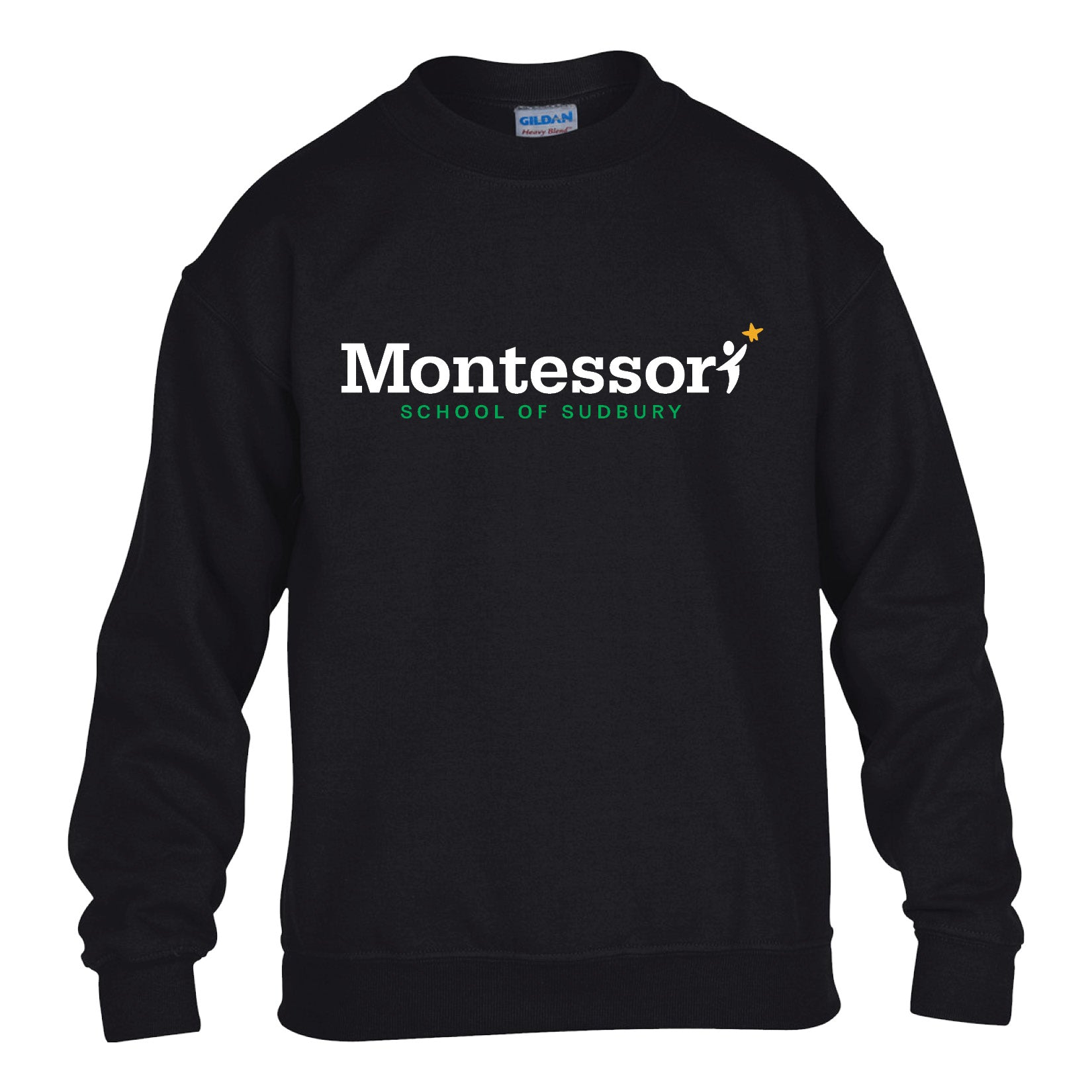 MONTESSORI - Spirit Wear Crewneck Sweater - Printed Logo