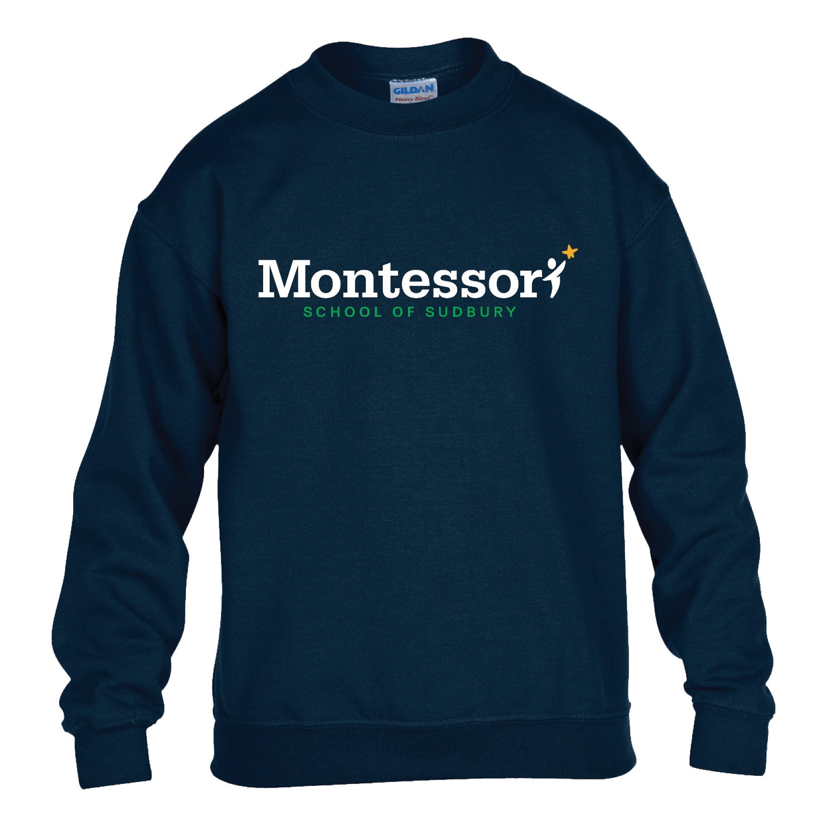 MONTESSORI - Spirit Wear Crewneck Sweater - Printed Logo