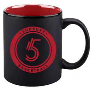 Five Red Coffee Mug