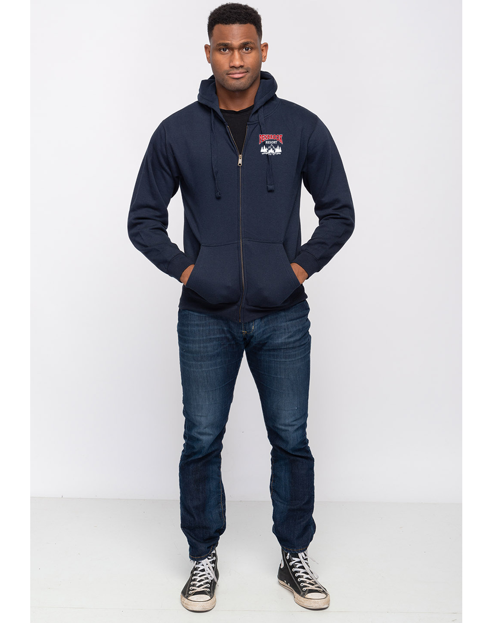 PENBROOK RESORT - ADULT CLASSIC ZIP HOODIE (Unisex) - Embroidered Logo