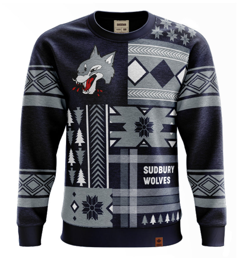 Wolves Bardown Ugly Christmas Sweater